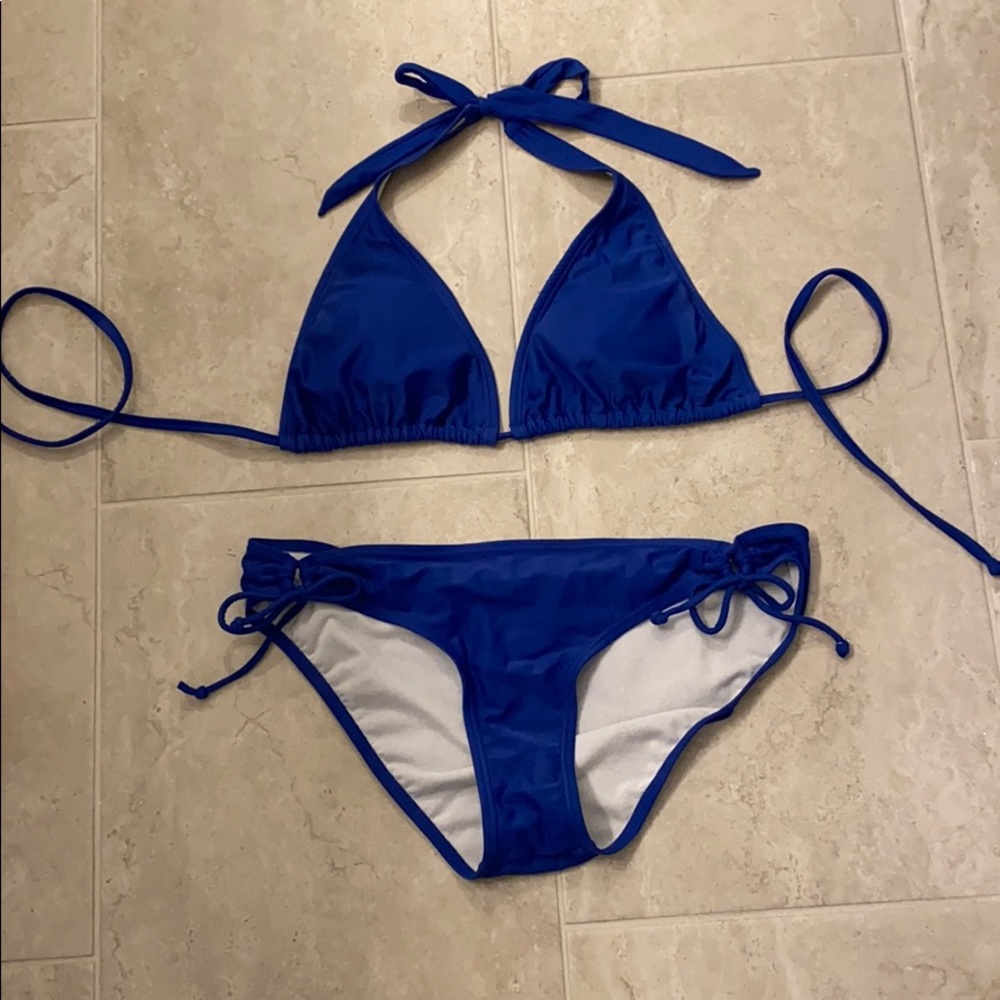 Women’s royal blue bikini